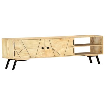 Tv-meubel 140x30x40 cm massief mangohout 10