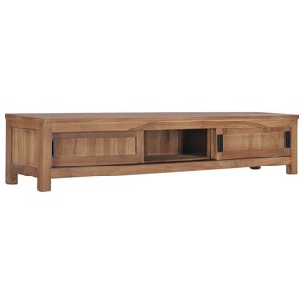 Tv-meubel 150x30x30 cm massief teakhout 3