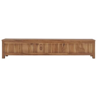 Tv-meubel 150x30x30 cm massief teakhout 4