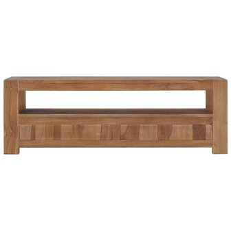 Tv-meubel 120x30x40 cm massief teakhout 5