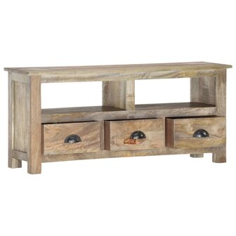 Tv-meubel 110x30x50 cm massief mangohout 2