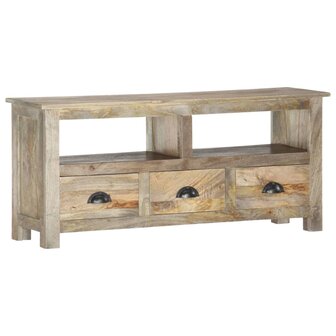 Tv-meubel 110x30x50 cm massief mangohout 9