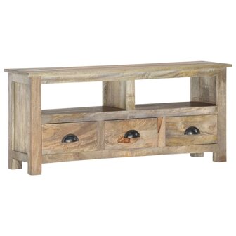 Tv-meubel 110x30x50 cm massief mangohout 10