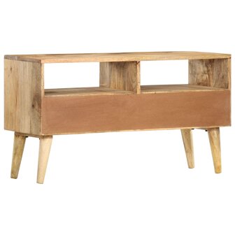 Tv-meubel 90x30x50 cm massief mangohout 4