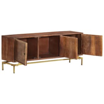 Tv-meubel 120x30x46 cm massief mangohout 3