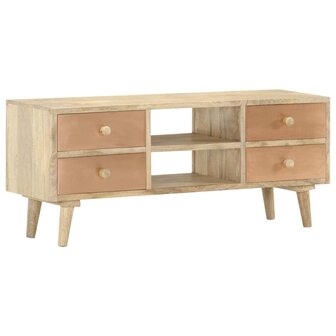 Tv-meubel 110x30x45 cm massief mangohout 12