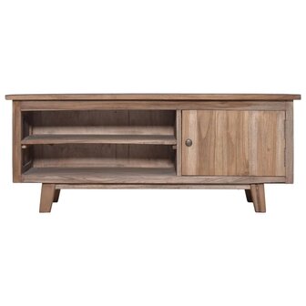 Tv-meubel 100x30x40 cm massief teakhout 3