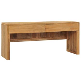 Tv-meubel 100x35x45 cm massief teakhout 1