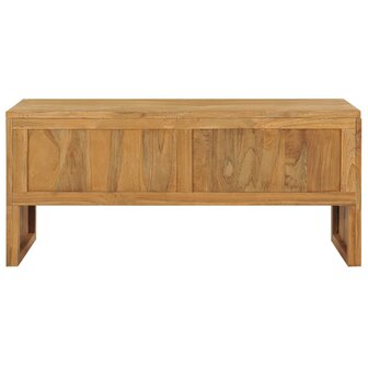 Tv-meubel 100x35x45 cm massief teakhout 4