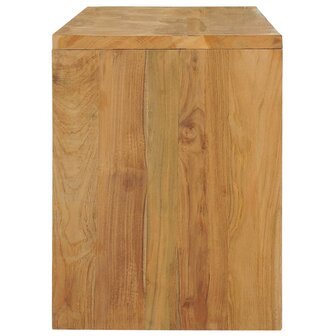 Tv-meubel 100x35x45 cm massief teakhout 5