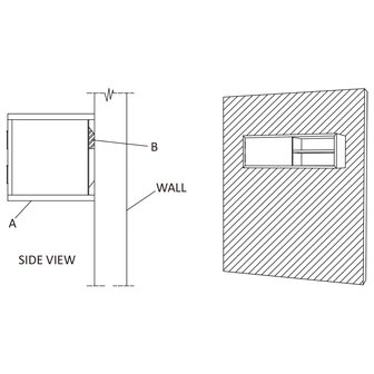 Tv-meubel wandmontage 90x30x30 cm massief teakhout 9