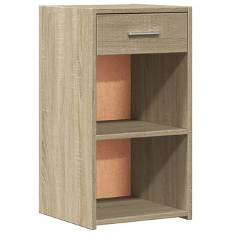 Nachtkastjes 2 st 35x34x65 cm bewerkt hout sonoma eikenkleurig 4