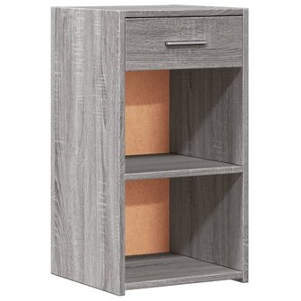 Nachtkastjes 2 st 35x34x65 cm bewerkt hout grijs sonoma eiken 4