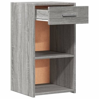 Nachtkastjes 2 st 35x34x65 cm bewerkt hout grijs sonoma eiken 5