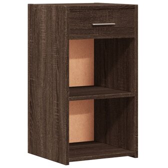 Nachtkastjes 2 st 35x34x65 cm bewerkt hout bruin eikenkleurig 4