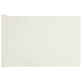 Tuinscherm 500x75 cm PVC wit 2