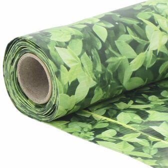 Tuinscherm plantpatroon 300x75 cm PVC groen 5