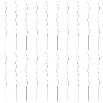 Plantenstok spiraal 110 cm gegalvaniseerd staal 20 st 3