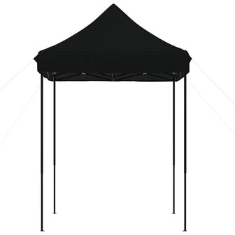 Partytent inklapbaar pop-up 200x200x306 cm zwart 3