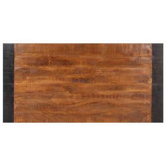 Eettafel 140x70x76 cm massief ruw mangohout 4