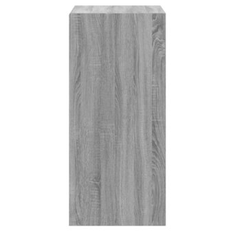 Kledingkast 77x48x102 cm bewerkt hout gerookt eikenkleurig 6