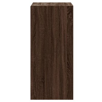 Kledingkast 77x48x102 cm bewerkt hout bruin eikenkleurig 6