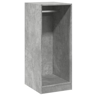 Kledingkast 48x41x102 cm bewerkt hout betongrijs 2