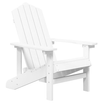 Tuinstoel Adirondack HDPE wit 2