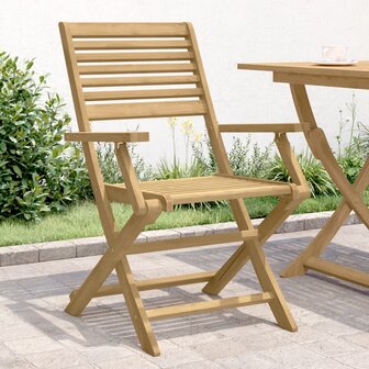 Tuinstoelen 2 st inklapbaar 54,5x61,5x86,5 cm acaciahout 1