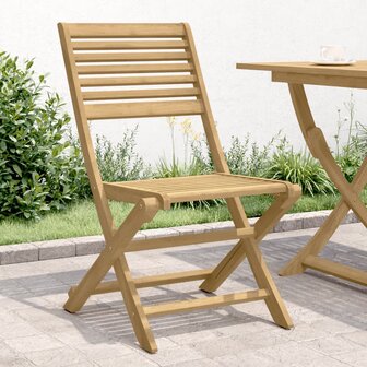 Tuinstoelen 4 st inklapbaar 48,5x61,5x87 cm massief acaciahout 1