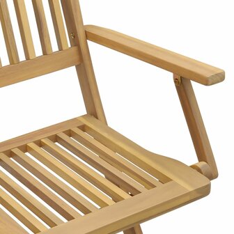 Tuinstoelen 4 st inklapbaar 57,5x54,5x90 cm massief acaciahout 9