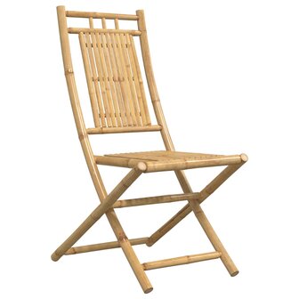 Tuinstoelen 2 st inklapbaar 46x66x99 bamboe 4