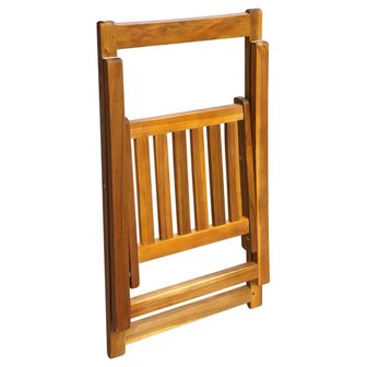 Tuinstoelen inklapbaar 2 st massief acaciahout 4