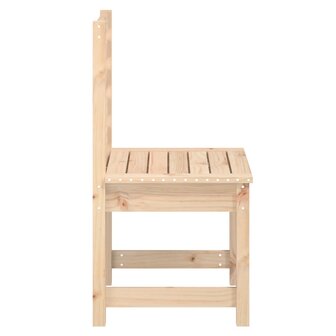 Tuinstoelen 2 st 50x48x91,5 cm massief grenenhout 5