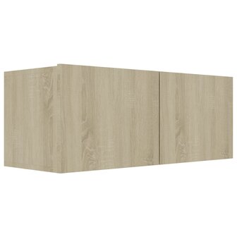 Tv-meubelen 4 st 80x30x30 cm spaanplaat sonoma eikenkleurig 5