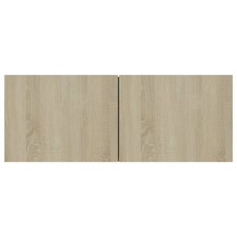 Tv-meubelen 4 st 80x30x30 cm spaanplaat sonoma eikenkleurig 6