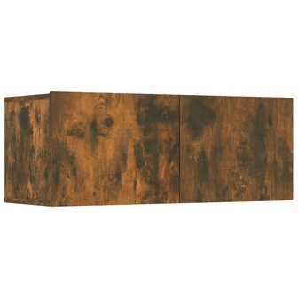 Tv-meubelen 4 st 80x30x30 cm bewerkt hout gerookt eikenkleur 7