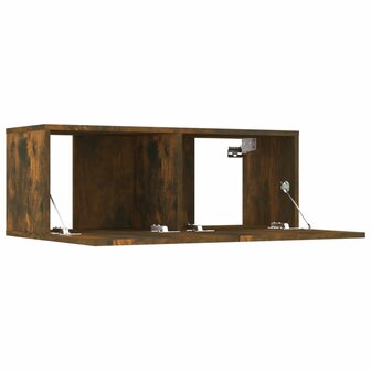 Tv-meubelen 4 st 80x30x30 cm bewerkt hout gerookt eikenkleur 10