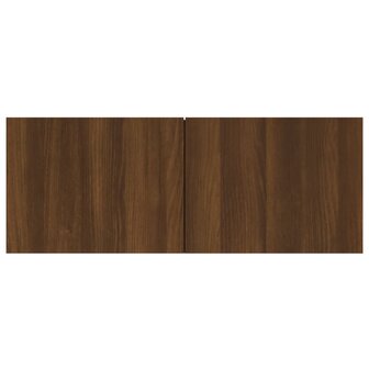 Tv-meubelen 4 st 80x30x30 cm bewerkt hout bruin eikenkleur 8