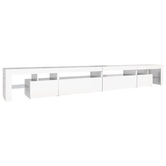 Tv-meubel met LED-verlichting 290x36,5x40 cm hoogglans wit 7