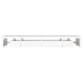 Tv-meubel met LED-verlichting 290x36,5x40 cm hoogglans wit 9