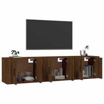 Tv-wandmeubels 3 st 57x34,5x40 cm bruin eikenkleur 3