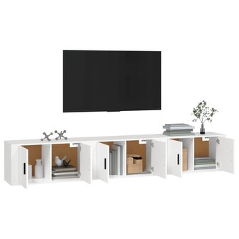 Tv-wandmeubels 3 st 80x34,5x40 cm wit 3