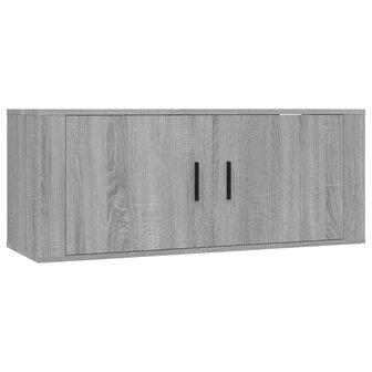 Tv-wandmeubels 3 st 100x34,5x40 cm grijs sonoma eikenkleurig 4