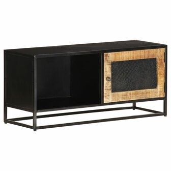 Tv-meubel 90x30x40 cm ruw mangohout 7