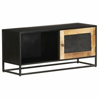 Tv-meubel 90x30x40 cm ruw mangohout 8