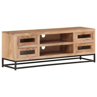 Tv-meubel 110x30x40 cm massief acaciahout 1