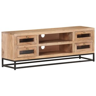 Tv-meubel 110x30x40 cm massief acaciahout 9