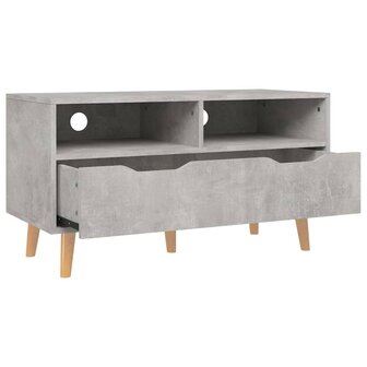 Tv-meubel 90x40x48,5 cm bewerkt hout betongrijs 4