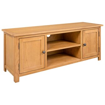 Tv-meubel 110x35x44 cm massief eikenhout 1